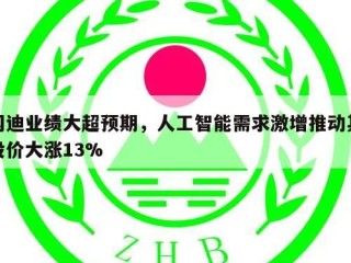 闪迪业绩大超预期，人工智能需求激增推动其股价大涨13%